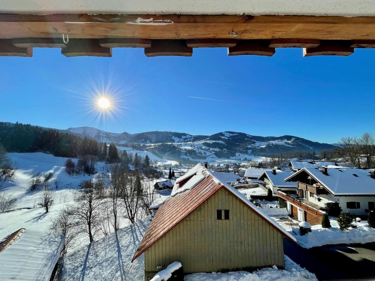 Alpenliebe-Mit Bergblick Apartment Oberstaufen Ngoại thất bức ảnh